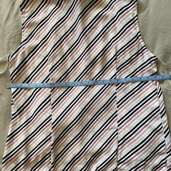 Anne Klein Striped Sleeveless Top size L like new - Picture 5 of 7